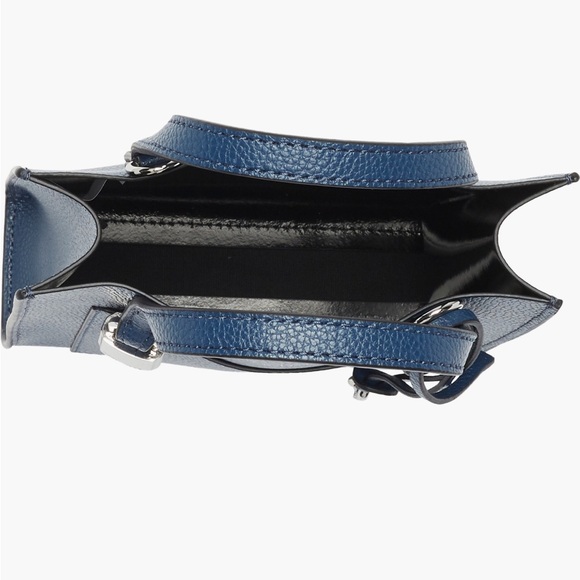 MARC JACOBS MICRO LEATHER TOTE H001L03FA22 AZURE BLUE - Picture 4 of 9